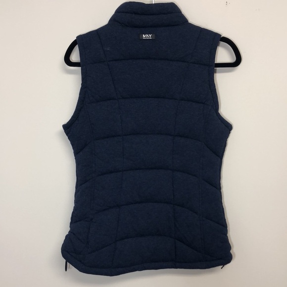 Marc New York Reversible Quilted Vest Navy Striped Small - Picture 6 of 6